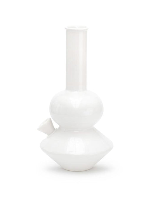 white ceramic bong