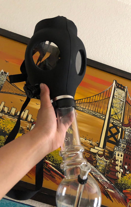 Hotbox Your Face With a Gas Mask Bong - ZAM Grinders