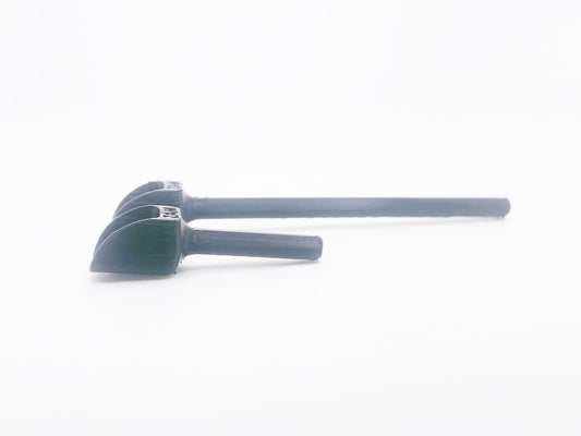 ZAM long and short plastic herb scoopers