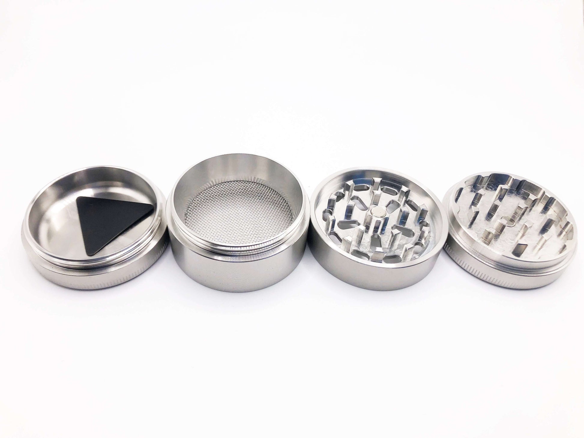 4 Piece Threaded (Stainless Steel) - 1.8" - ZAM Grinders