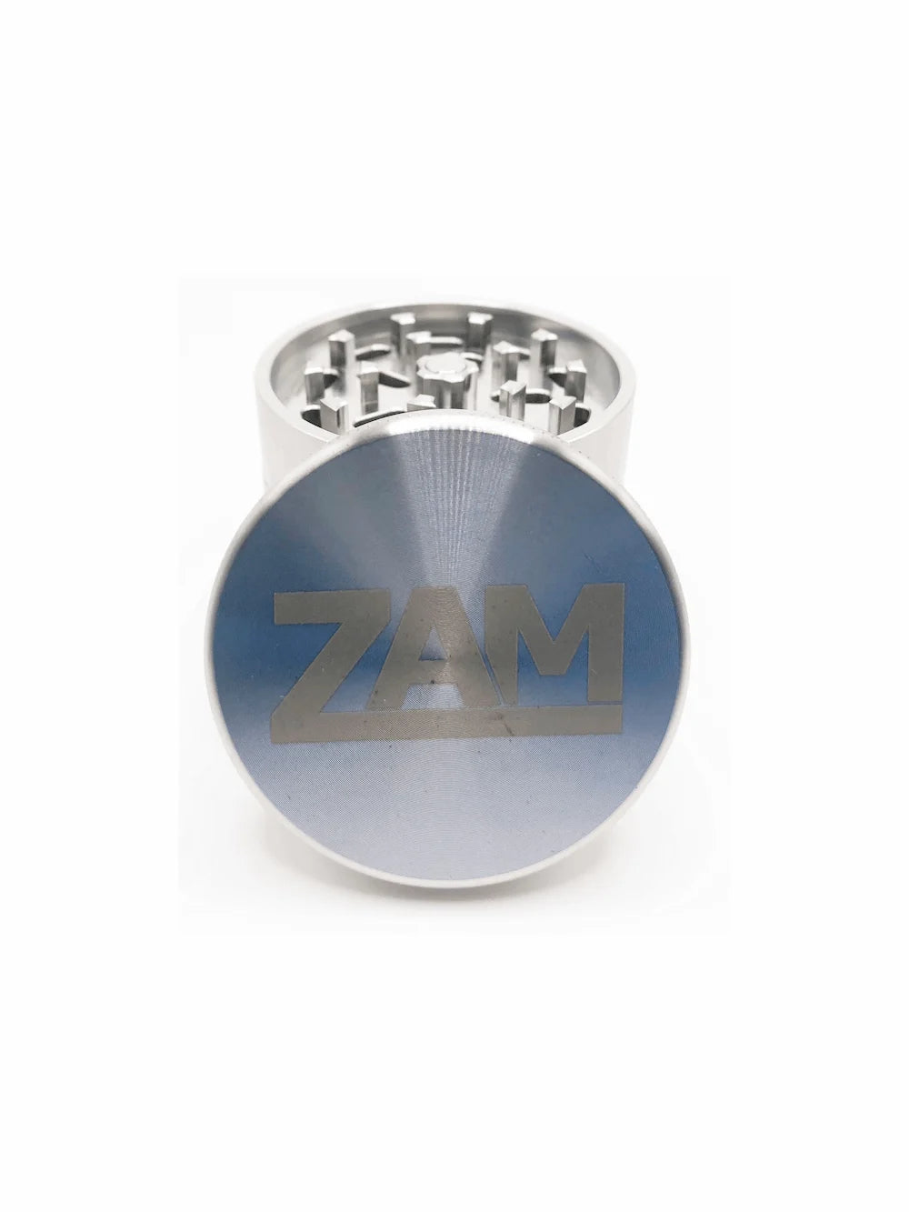 ZAM 1.8" diameter 4 piece stainless steel herb grinder