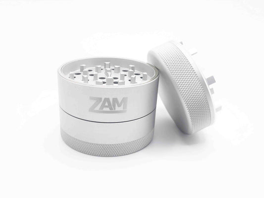 silver zam 3 piece threadless fullmag grinder