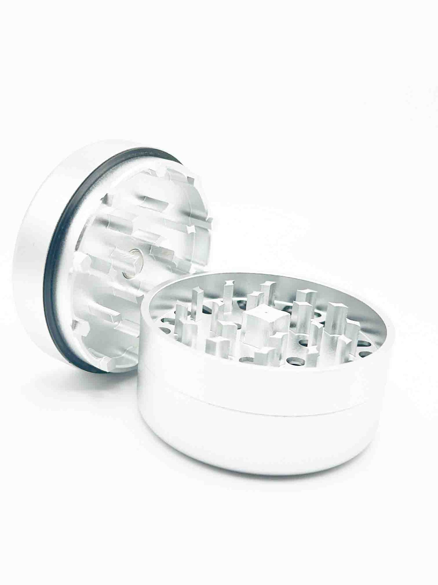 silver 3 piece grinder without threading - ZAM Ultra