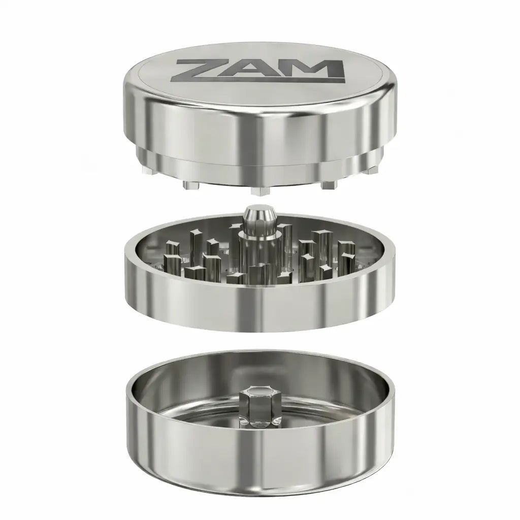 zam ball bearing stainless steel herb grinder