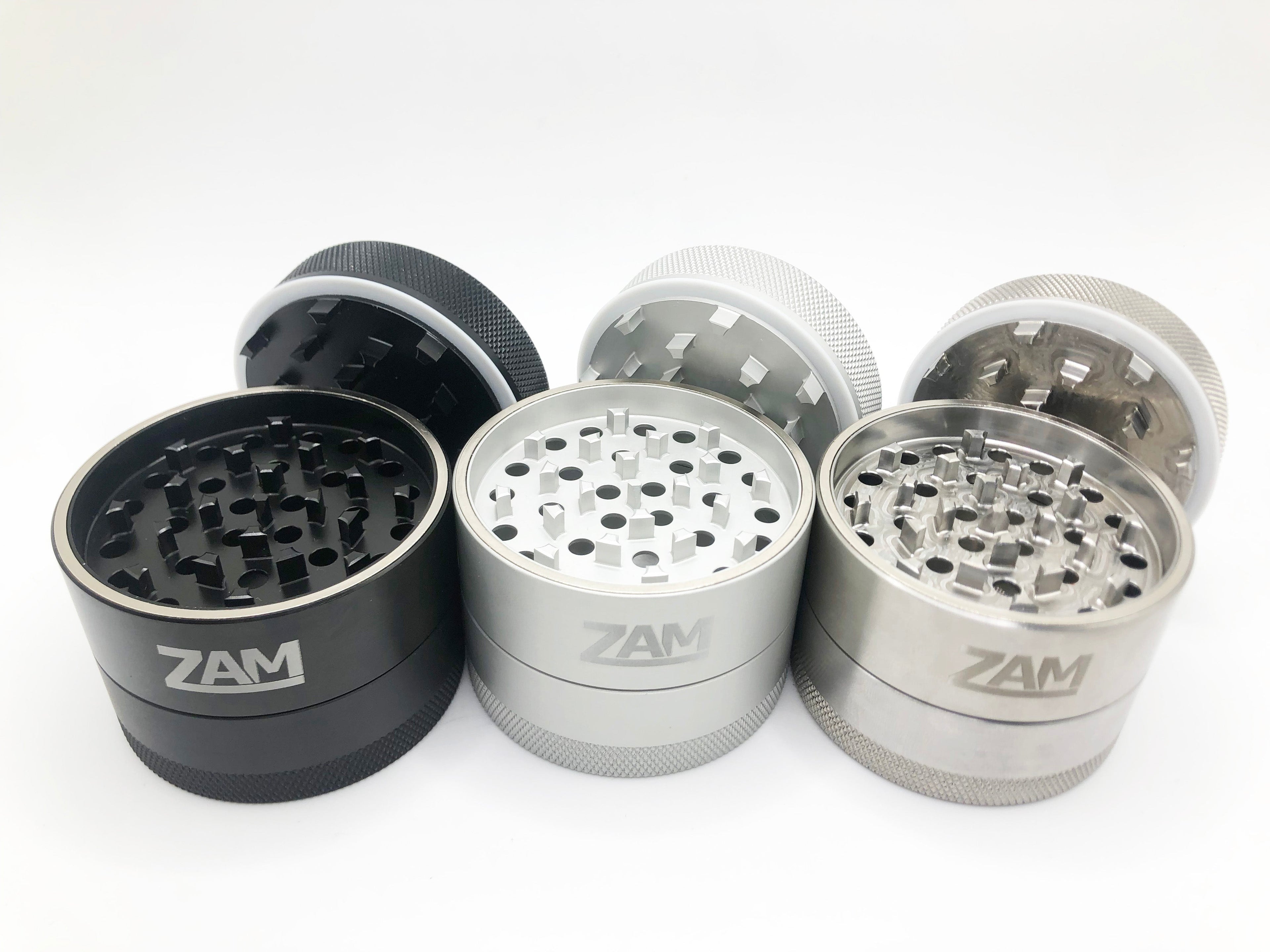 3 Piece FullMag (Stainless Steel) - 2.2" - ZAM Grinders