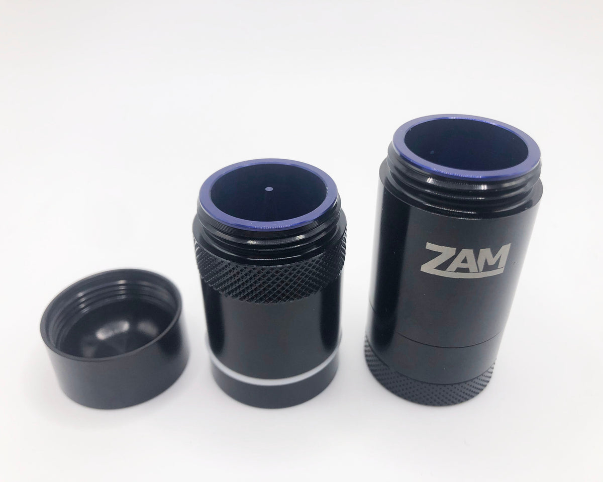 Dynavap Bundle - Swivel Stash/1.1" Pocket Grinder/Small Stainless Steel Jar - ZAM Grinders