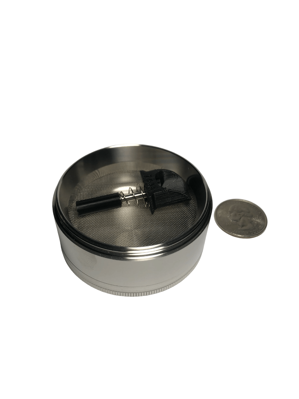 Stainless Steel Bundle - Grinder/Mason Jar/Rolling Tray/Scooper - ZAM Grinders